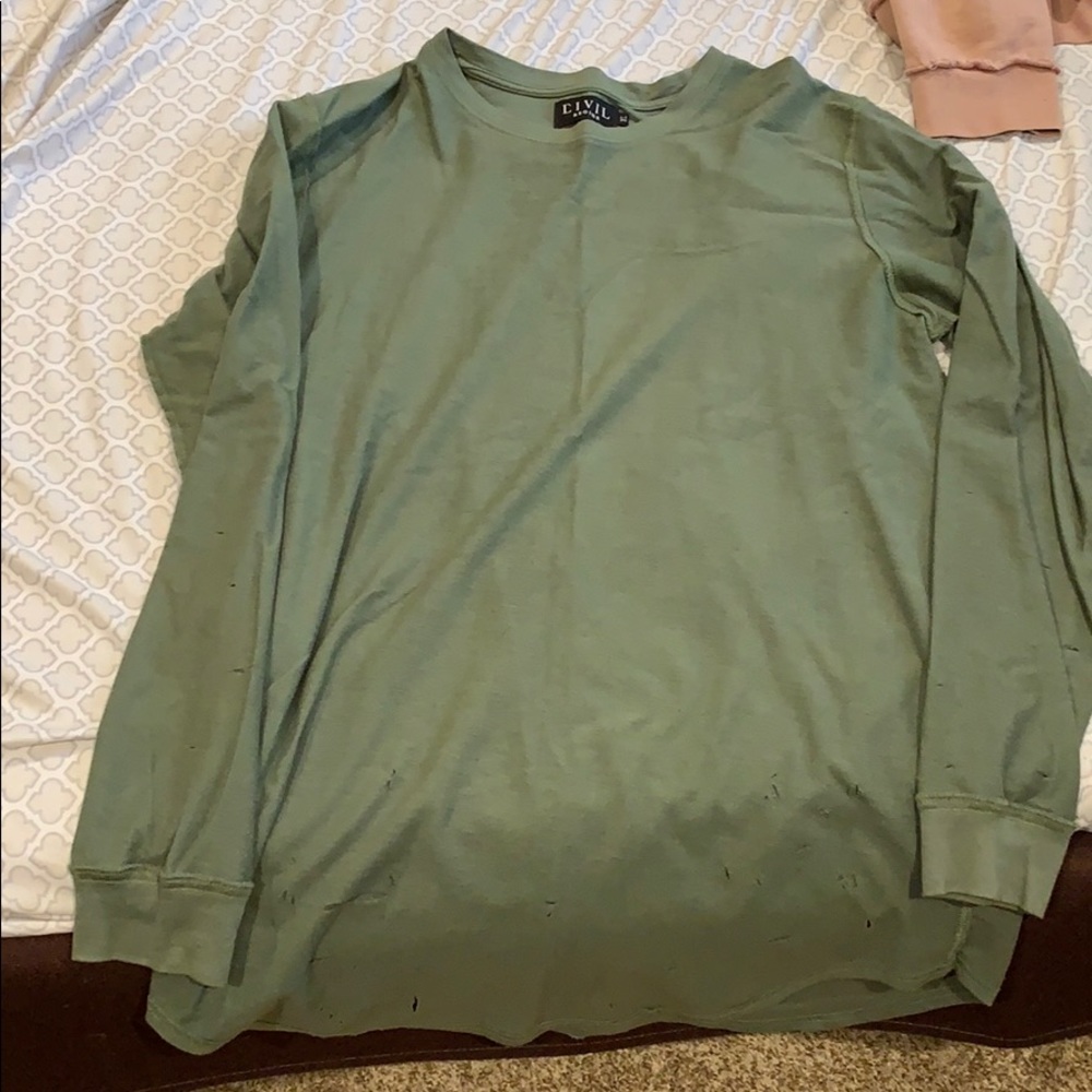 Men’s green Civil Regime Shirt